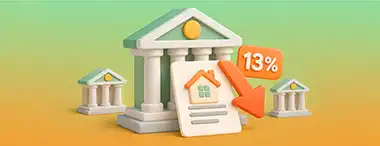 Число банков, выдающих ипотеку, сократилось на 13%
